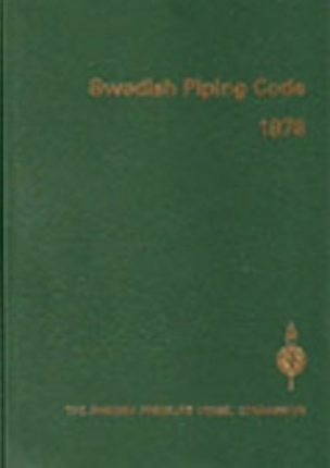 Books and tools - Piping Code - Swedish Institute for Standards, SIS