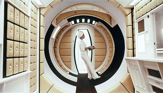 Bild inifrån fiktiv rymdfarkost